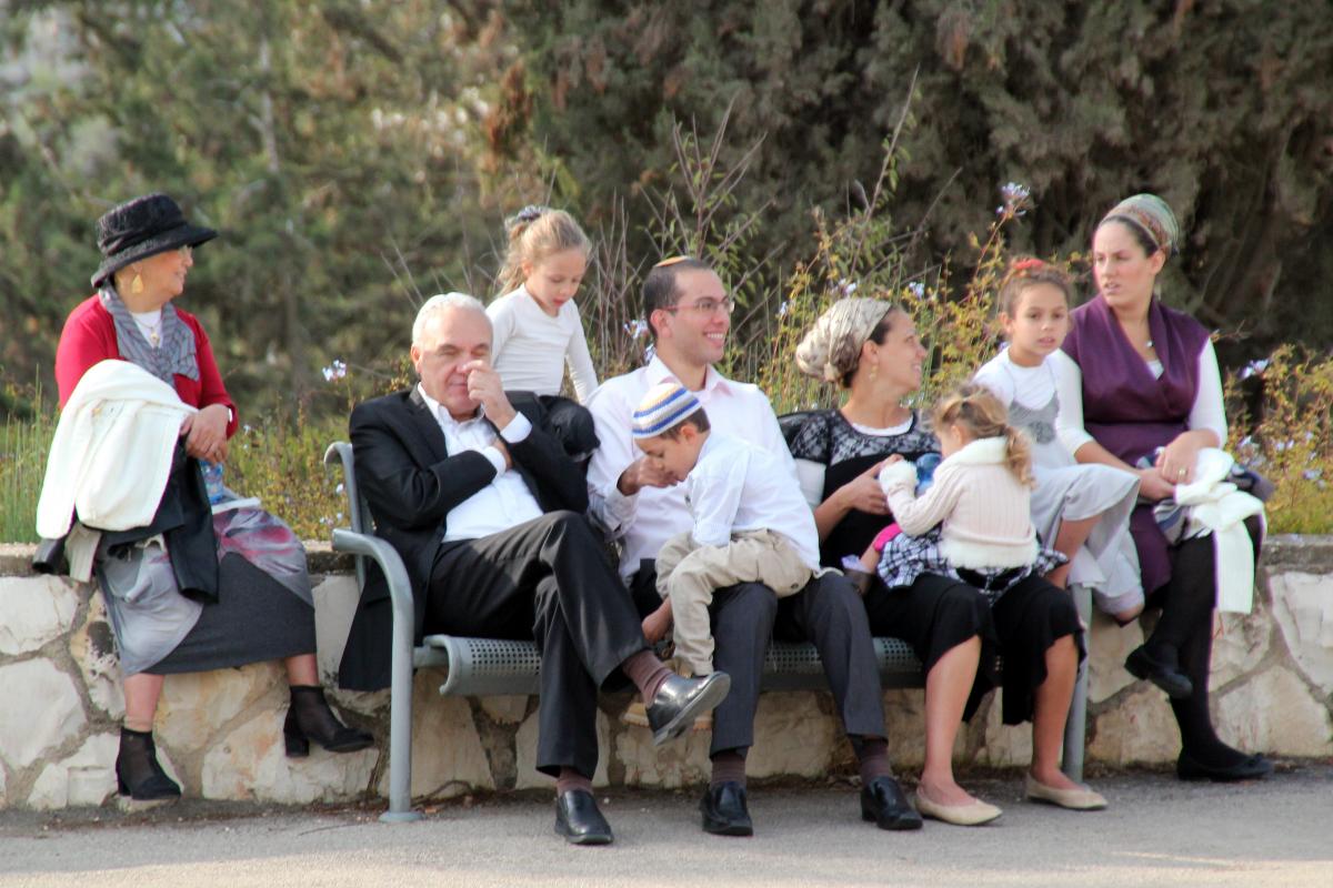 Juutalainen perhe Jerusalemissa